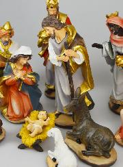 Crèche de Noël Complète - 11 Santons de 25cm