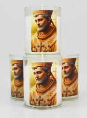 Lot de 4 Bougies Veilleuses Saint François de Sales