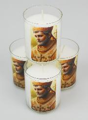 Lot de 4 Bougies Veilleuses Saint François de Sales