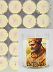 Lot de 24 Bougies Veilleuses Saint François de Sales