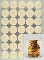 Lot de 48 Bougies Veilleuses Saint François de Sales