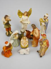 Crèche de Noël 11 Santons de 7cm