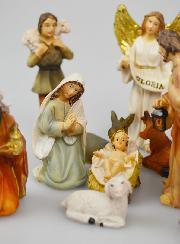 Crèche de Noël 11 Santons de 7cm