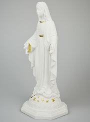 Statue Religieuse Vierge Marie sur Socle 35cm
