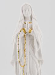 Statue Religieuse Vierge Marie de Lourdes - 15cm