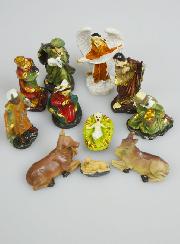 Crèche de Noël 11 Santons - 5cm