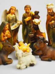 Crèche de Noël 11 Santons - 9cm