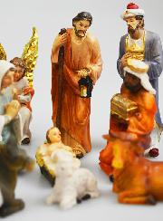 Crèche de Noël 11 Santons - 10cm