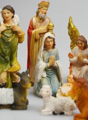 Crèche de Noël 11 Santons - 10cm
