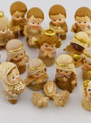 Crèche de Noël Enfantine 18 Santons - 5cm