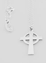Collier Religieux & Croix Celtique - Argent 925/1000