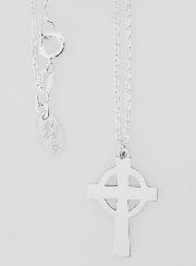 Collier Religieux & Croix Celtique - Argent 925/1000