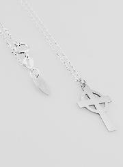 Collier Religieux & Croix Celtique - Argent 925/1000