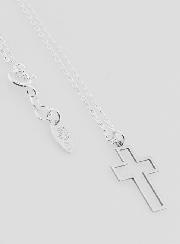 Collier Religieux & Croix Contour - Argent 925/1000