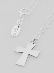 Collier Religieux & Croix - Argent 925/1000