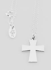 Collier Religieux & Croix - Argent 925/1000