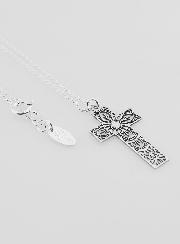 Collier Religieux & Croix Ajourée Mandala - Argent