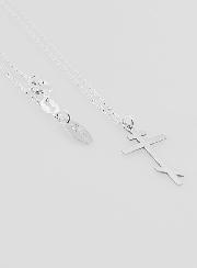 Collier Religieux & Croix Russe Orthodoxe - Argent 925/1000