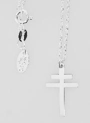 Collier Religieux & Croix de Lorraine - Argent 925/1000