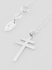 Collier Religieux & Croix de Lorraine - Argent 925/1000
