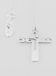 Collier Religieux & Croix Nom de Jésus - Argent 925/1000