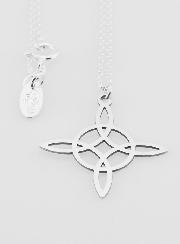 Collier Religieux & Croix Celtique Entrelacée - Argent 925/1000
