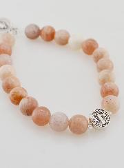 Bracelet Religieux en Pierre Naturelle du Soleil - Miraculeuse & St Benoît