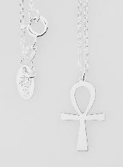 Collier Religieux & Croix Egyptienne - Argent 925/1000