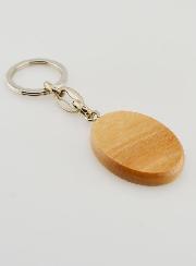 Porte-clés en Bois d'Olivier - Sainte Anne