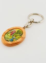 Porte-clés en Bois d'Olivier - Saint Raphaël