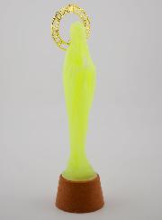 Statue Notre Dame de Lourdes Fluo Lumineuse - 12 cm