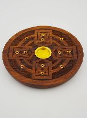 Brûle Encens en Manguier Pour Bâtonnets et Cônes - 9 cm