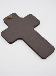 Croix Icône en Bois Saint Michel - 18cm