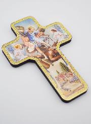 Icône Saint Michel Archange - Croix 18cm
