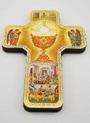 Icône Calice de Communion - Croix 18cm