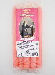 Bougies Teintées Masse Sainte Rita 14cm - Lot de 5