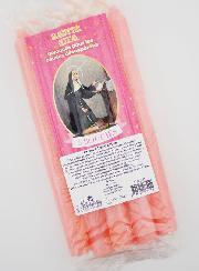 Bougies Teintées Masse Sainte Rita 14cm - Lot de 5
