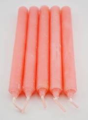 Bougies Teintées Masse Sainte Rita 14cm - Lot de 5
