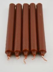 Bougies Teintées Masse Saint Benoit 14cm - Lot de 5