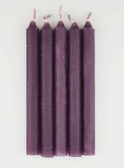 Bougies Teintées Masse Sacré Coeur de Jésus 14cm - Lot de 5