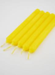 Bougies Teintées Masse Saint Esprit 14cm - Lot de 5