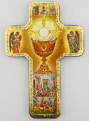 Croix Icône Première Communion - 18cm