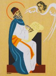 Icône Cadre Prénom Saint Matthieu - Artisanat Monastique