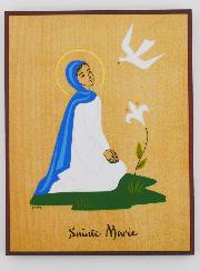 Icône Cadre Prénom Sainte Marie - Artisanat Monastique