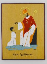 Icône Cadre Prénom Saint Guillaume - Artisanat Monastique