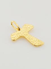 Pendentif Croix de Tau en Plaqué Or - 19mm