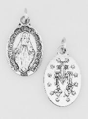Médaille Miraculeuse Festonnée 20mm - Prière en Français