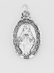 Médaille Miraculeuse Festonnée 20mm - Prière en Français