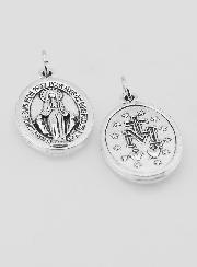 Médaille Miraculeuse Argenté 22mm - Prière en Français
