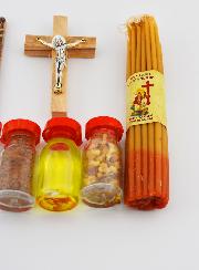 Coffret Jérusalem avec Bougies - Souvenir de Terre Sainte